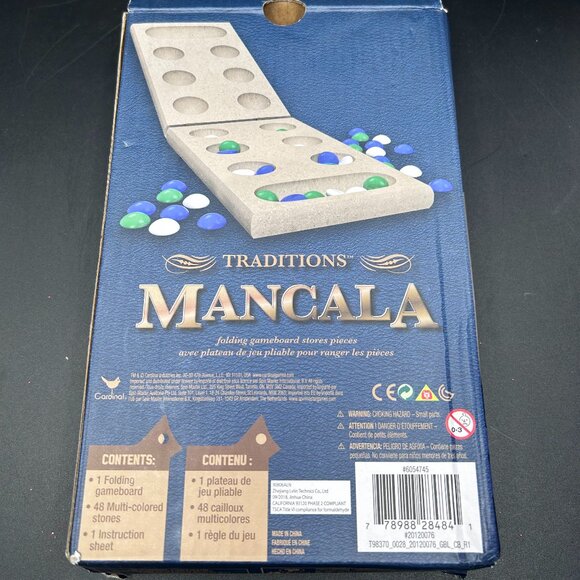 Cardinal Traditions Mancala Solid Wood Folding Game Board New Sealed - Picture 3 of 10
